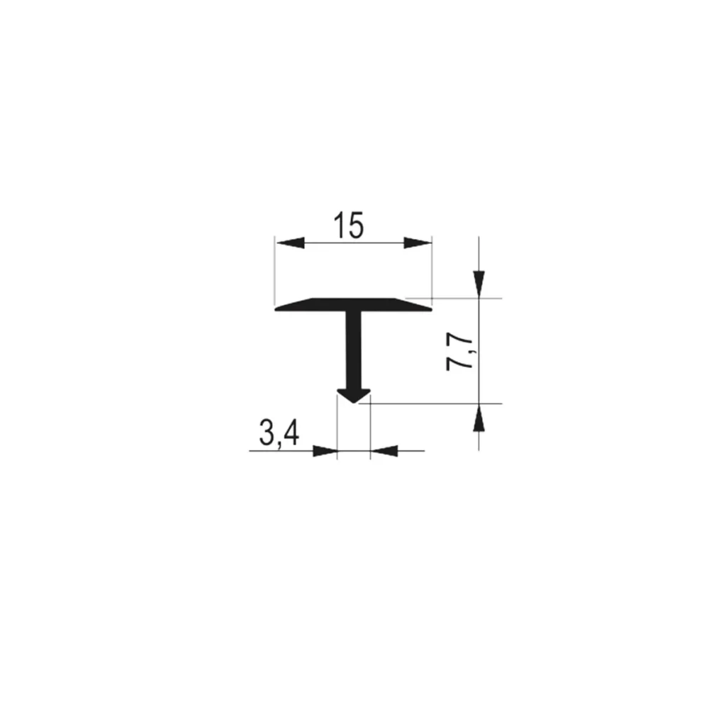 LIN 4337 SM L=0,89m al.profil