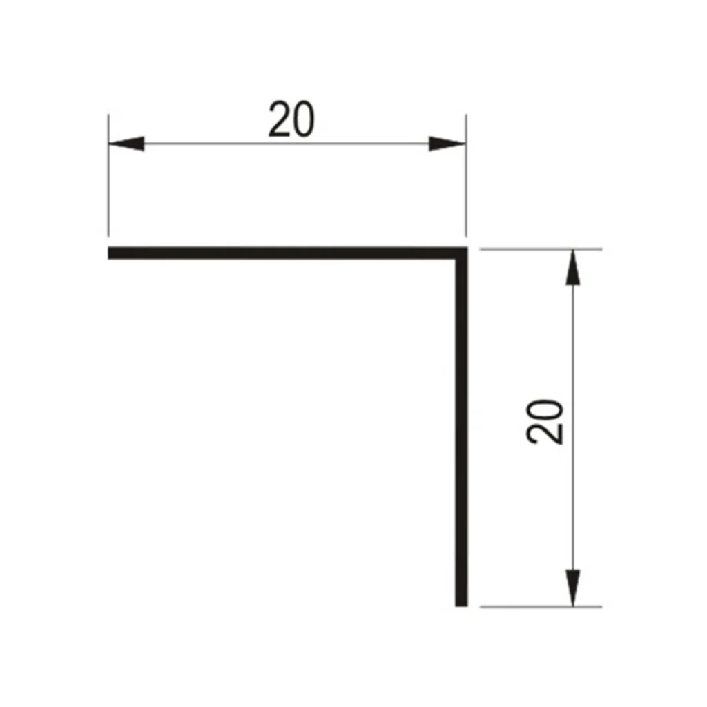 LZZ PVC 20×20-antik hrast