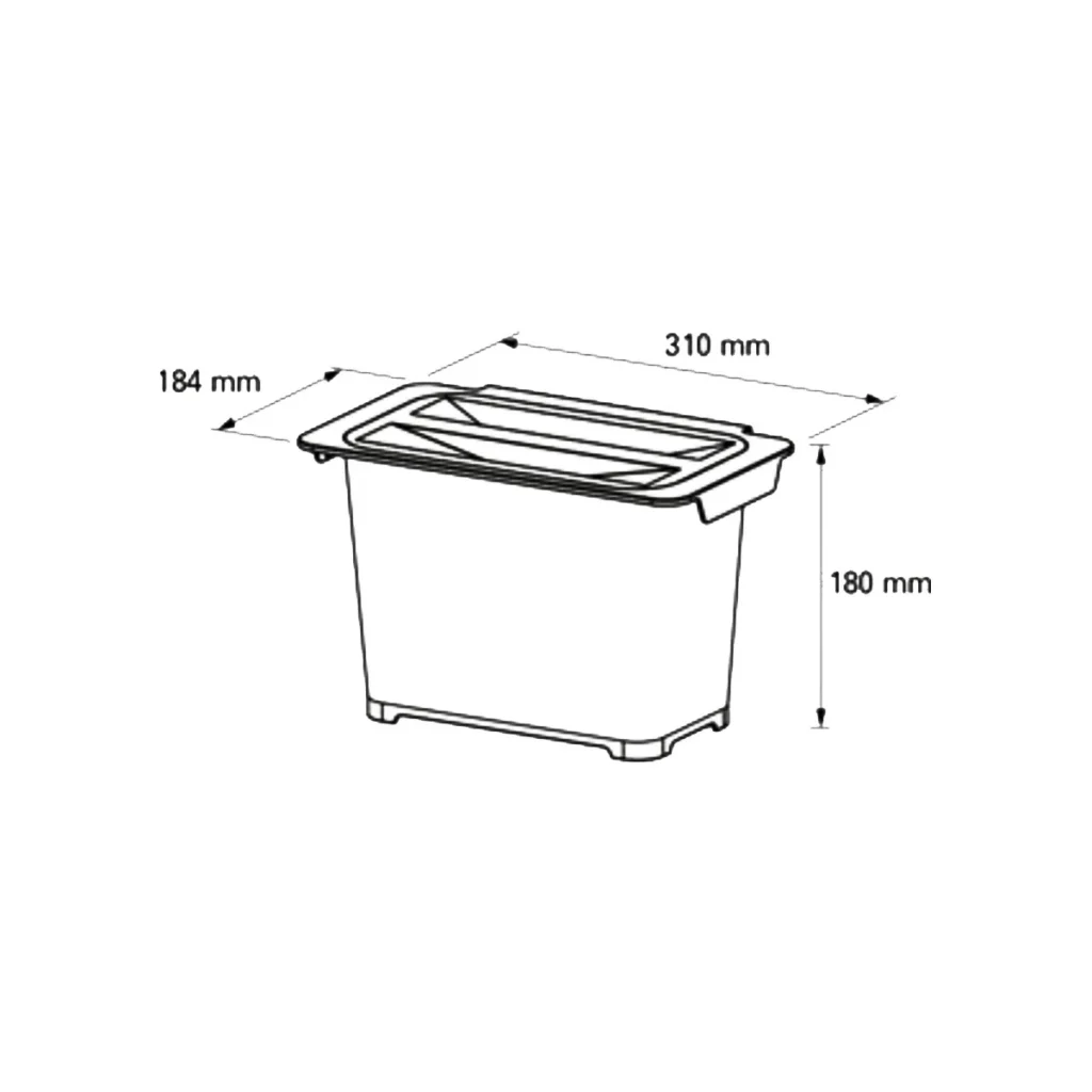 OG kanta za otpad multi bela 6L BL