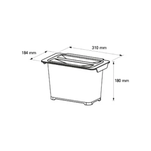 OG kanta za otpad multi bela 6L BL