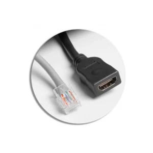 OU utič.MULTISOFT 2x,HDMI bela