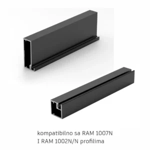 RAM PVC ispuna za front SP CRNA