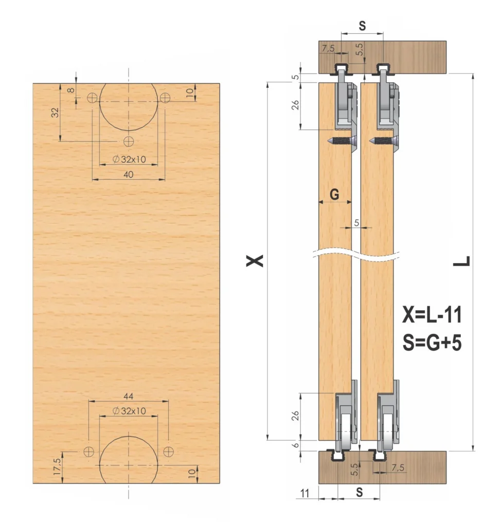 SKM 15 mehanizam braon