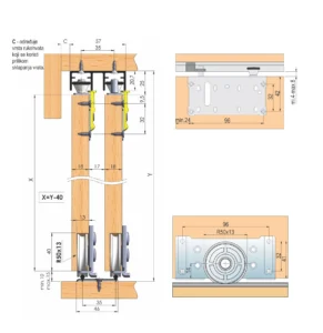 SM 80 metalni mehanizam