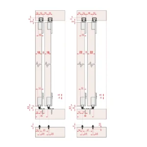 SM 2144 gornja 1k šina AL SM