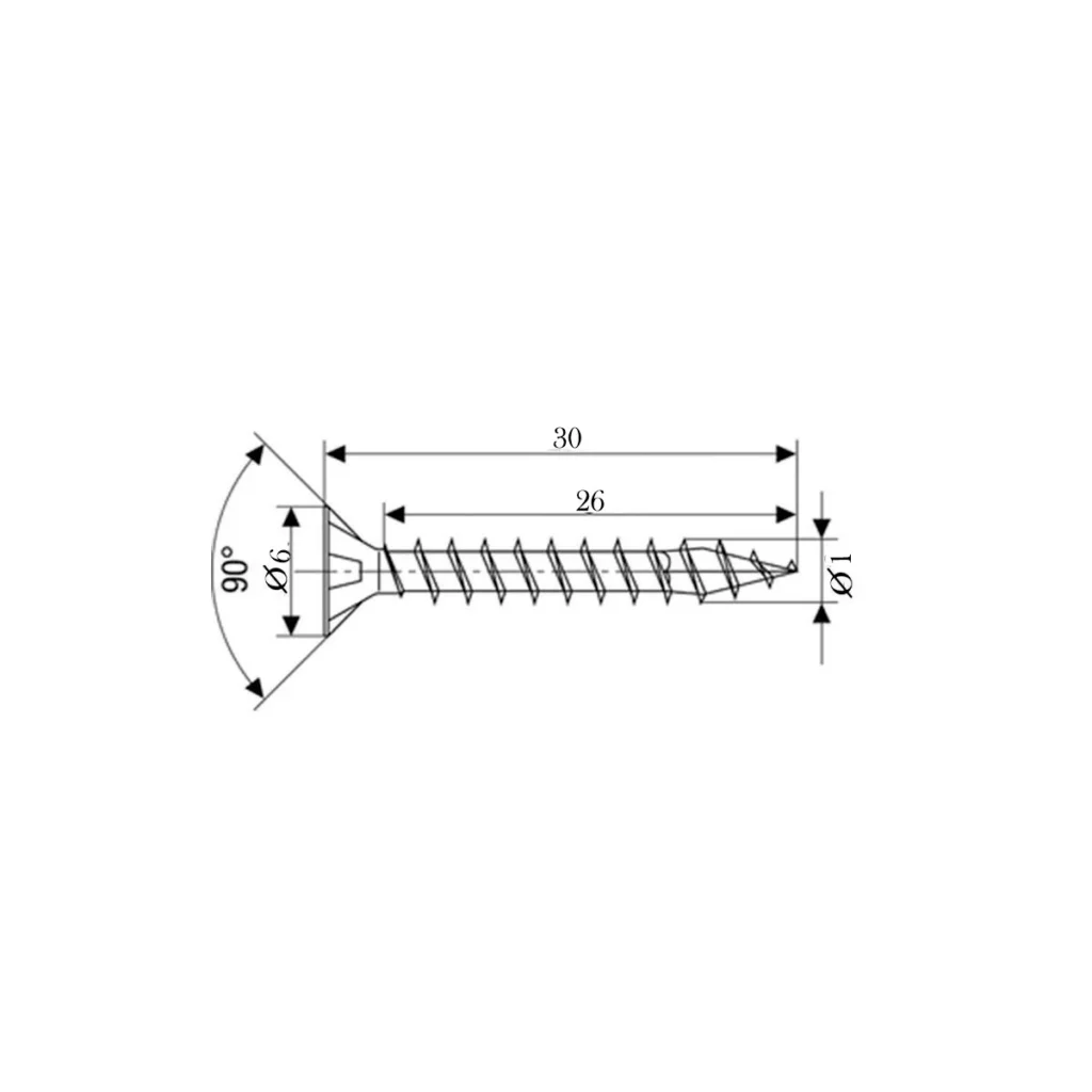 VIJAK SPAX 3×30