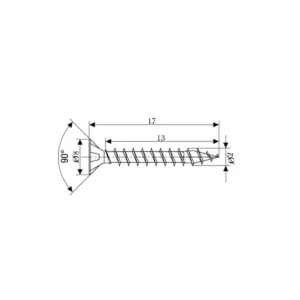 VIJAK SPAX 4×17