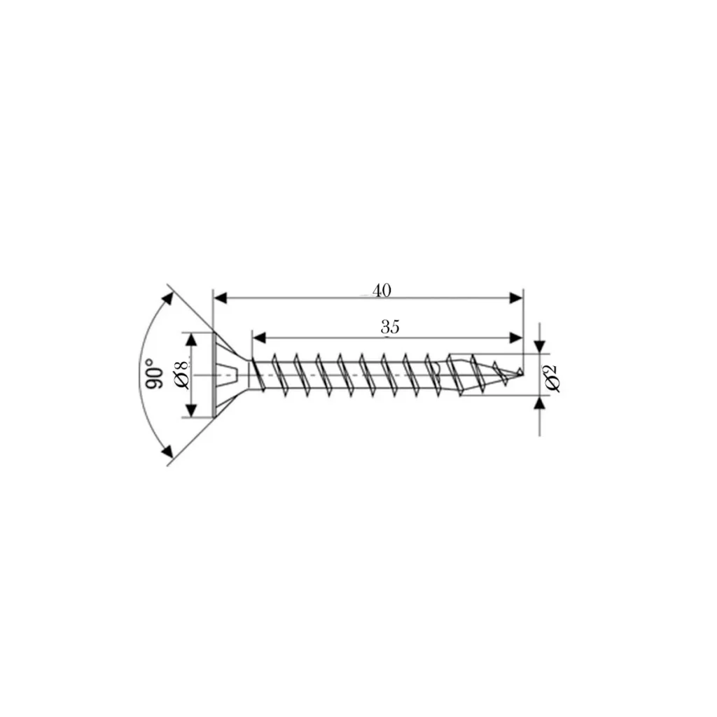 VIJAK SPAX 4×40