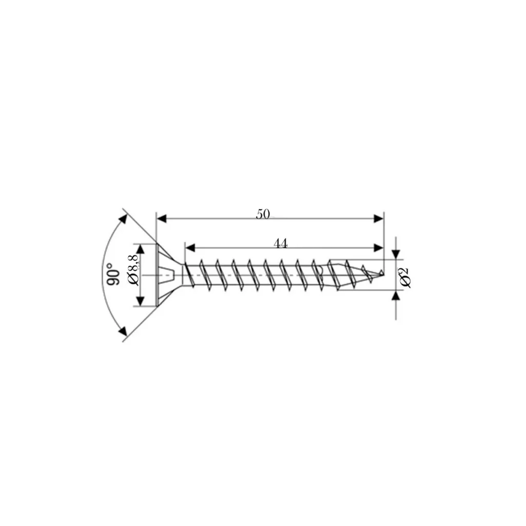 VIJAK SPAX 4,5×50