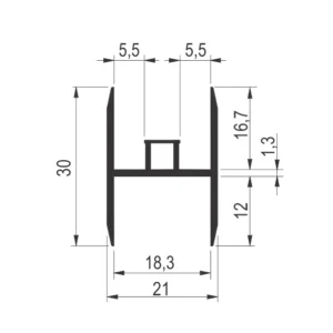 VP 1007-A vezni profil AL SM-T